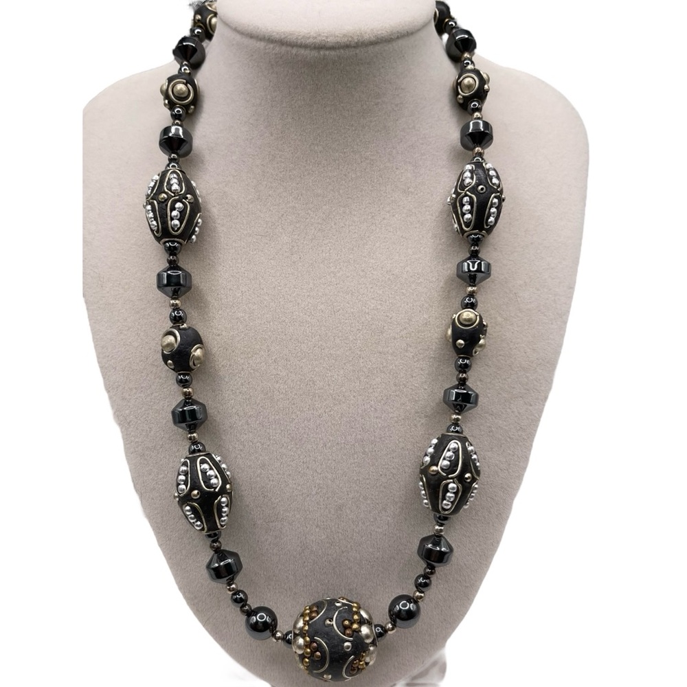 ❤️ Vintage Boho x Marrakech Inspired Beaded Statement Necklace